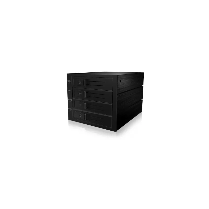 ICY BOX IB-564SAS-12G kettamassiiv Must