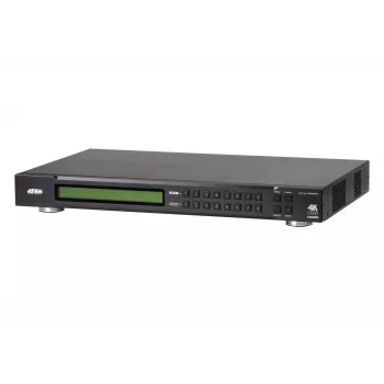 ATEN 8X8 True 4K HDMI maatrikslüliti, AV maatrikslüliti, 18 Gbit/s, 600 MHz, 4096 x 2160 pikslit, 4096 x 2160, 3840 x 2160, 1920 x 1200, Must