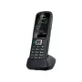 DECT-telefon Auerswald COMfortel M-730 — juhtmeta lauatelefon, 2,4-tolline ekraan, valjuhääldi, helistaja ID, SMS, must