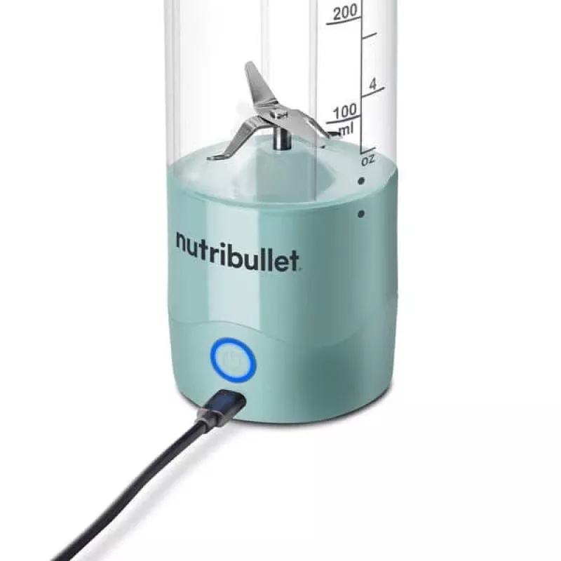 Sport blender NUTRIBULLET Portable 0,475 L sinine, akutoitega, Tritan kausiga, roostevabast terasest terad