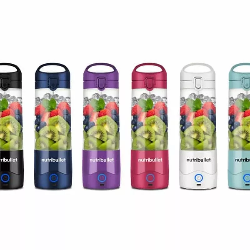 Sport blender NUTRIBULLET Portable 0,475 L sinine, akutoitega, Tritan kausiga, roostevabast terasest terad