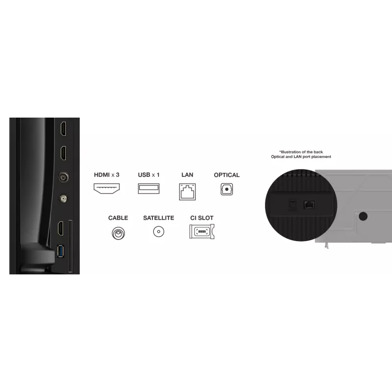 TCL 55P69K TV 139,7 cm (55 tolli) 4K Ultra HD Smart TV Wi-Fi Must