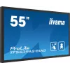 iiyama TF5539AS-B1AG Signage-ekraan Kioski disain 138.7 cm (54.6 tolli) LED 435 cd/m² 4K Ultra HD Must Puuteekraan Sisseehitatud protsessor Android 11 24/7