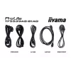 iiyama TF5539AS-B1AG Signage-ekraan Kioski disain 138.7 cm (54.6 tolli) LED 435 cd/m² 4K Ultra HD Must Puuteekraan Sisseehitatud protsessor Android 11 24/7