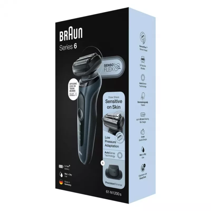 Braun Series 6 61-N1200s Võrehabe Trimmer Must