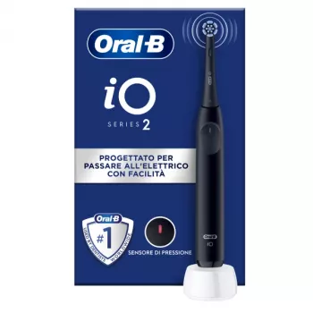 Oral-B iO 2 täiskasvanutele mõeldud pöörlev hambahari, must
