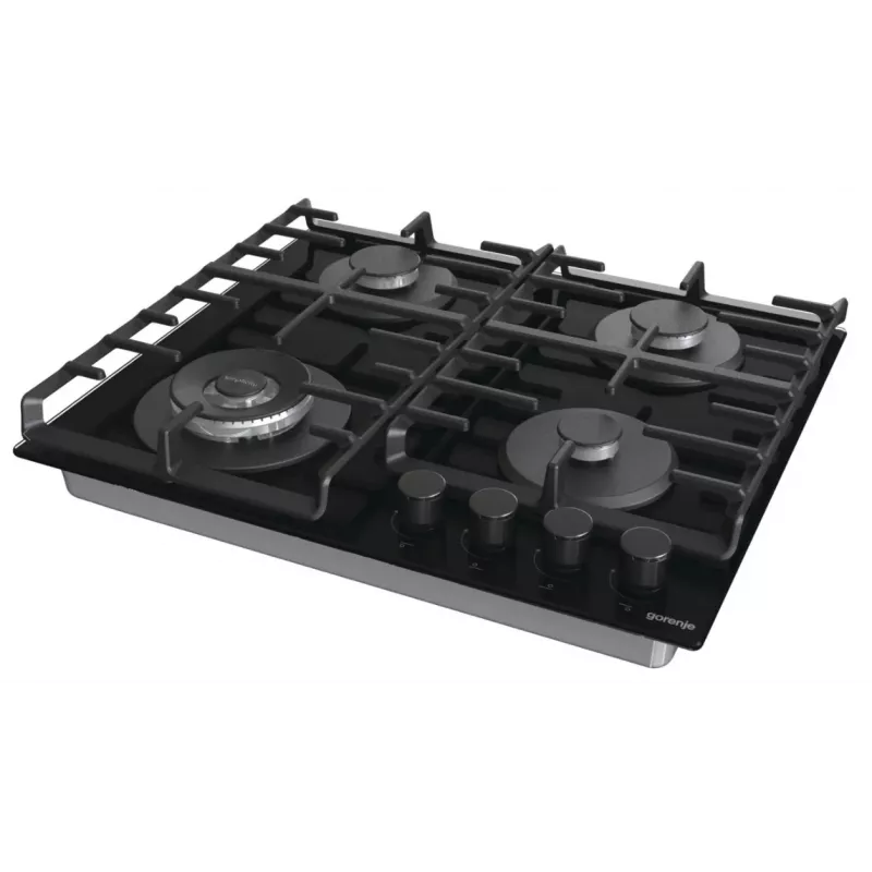 Gorenje GTW642SYB Must Sisseehitatav 60 cm Gaasipliit 4 tsooni