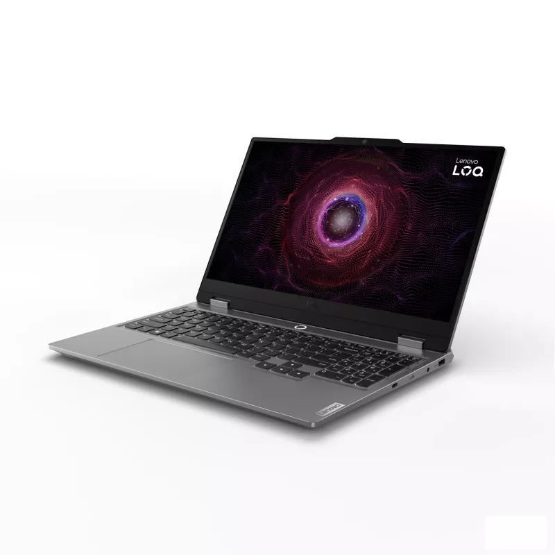 Sülearvuti Lenovo LOQ 15ARP9 — 15,6 tolli FHD 144Hz, AMD Ryzen 5 7235HS, 16GB DDR5, 512GB NVMe SSD, NVIDIA GeForce RTX 4050, Luna Grey