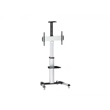 Equip 650602 37-70“ 90° pööratav ühe ekraaniga LFD-käru, 50 kg, 94 cm (37 tolli), 177.8 cm (70 tolli), 200 x 200 mm, 600 x 400 mm, -12 - 5°