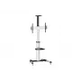 Equip 650602 37-70“ 90° pööratav ühe ekraaniga LFD-käru, 50 kg, 94 cm (37 tolli), 177.8 cm (70 tolli), 200 x 200 mm, 600 x 400 mm, -12 - 5°