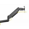 Equip 17 inch-27 inch Triple Monitor Desk Mount Bracket, Klamber, 21 kg, 75 x 75 mm, 100 x 100 mm, Kõrguse reguleerimine, Must
