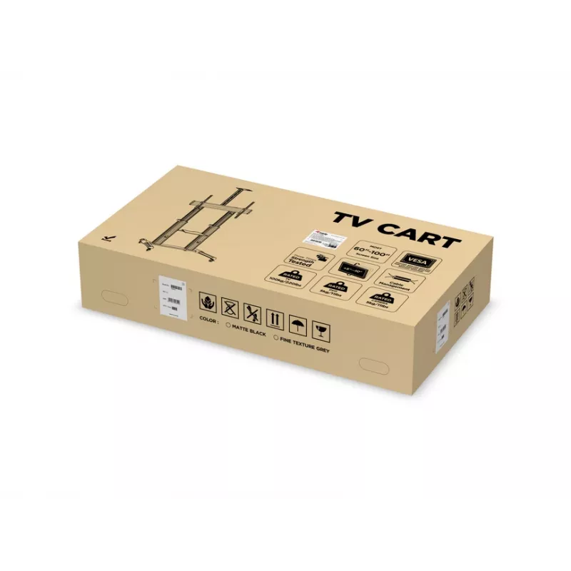 Equip 650605 60-100-tolline ülisuur teleskoopiline ekraanikäru LFD