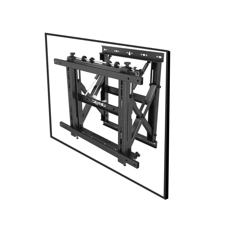 Equip 19 tolli-55 tolli sisestatav-väljaulatuv teleri seinakinnitusklamber, 50 kg, 48,3 cm (19 tolli), 139,7 cm (55 tolli), 100 x 100 mm, 600 x 400 mm, 0 - 10°
