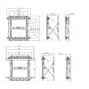 Equip 19 tolli-55 tolli sisestatav-väljaulatuv teleri seinakinnitusklamber, 50 kg, 48,3 cm (19 tolli), 139,7 cm (55 tolli), 100 x 100 mm, 600 x 400 mm, 0 - 10°