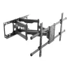 Equip 37–90-tolline kallutatav/pööratav TV seinakinnitus, 200 x 200 mm, 816 x 410 mm, -15 kuni 5°, -60 kuni 60°, teras, must
