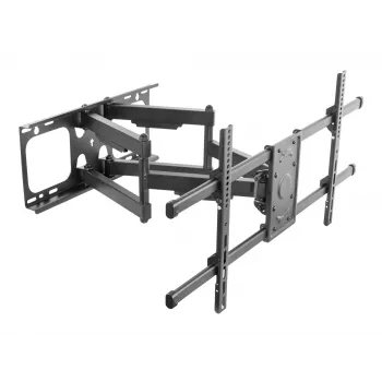 Equip 37–90-tolline kallutatav/pööratav TV seinakinnitus, 200 x 200 mm, 816 x 410 mm, -15 kuni 5°, -60 kuni 60°, teras, must