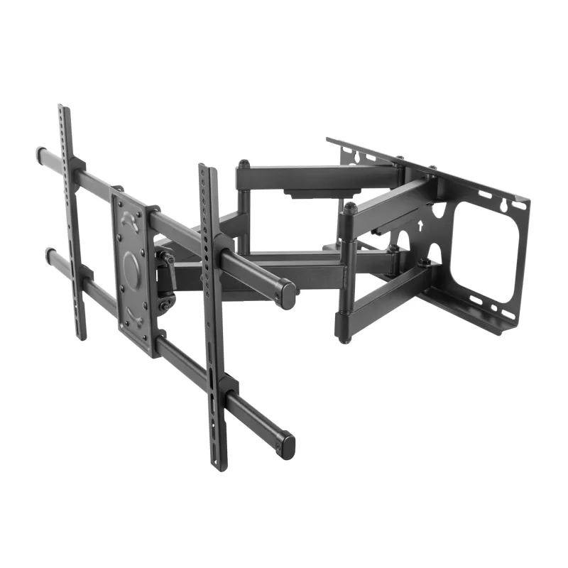 Equip 37–90-tolline kallutatav/pööratav TV seinakinnitus, 200 x 200 mm, 816 x 410 mm, -15 kuni 5°, -60 kuni 60°, teras, must