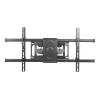 Equip 37–90-tolline kallutatav/pööratav TV seinakinnitus, 200 x 200 mm, 816 x 410 mm, -15 kuni 5°, -60 kuni 60°, teras, must