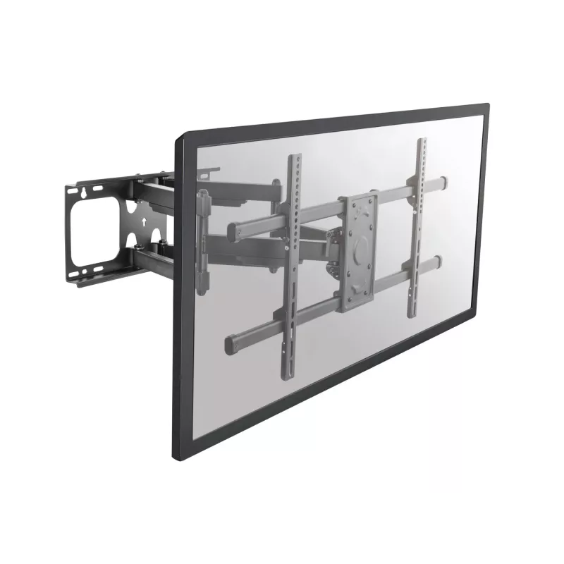 Equip 37–90-tolline kallutatav/pööratav TV seinakinnitus, 200 x 200 mm, 816 x 410 mm, -15 kuni 5°, -60 kuni 60°, teras, must
