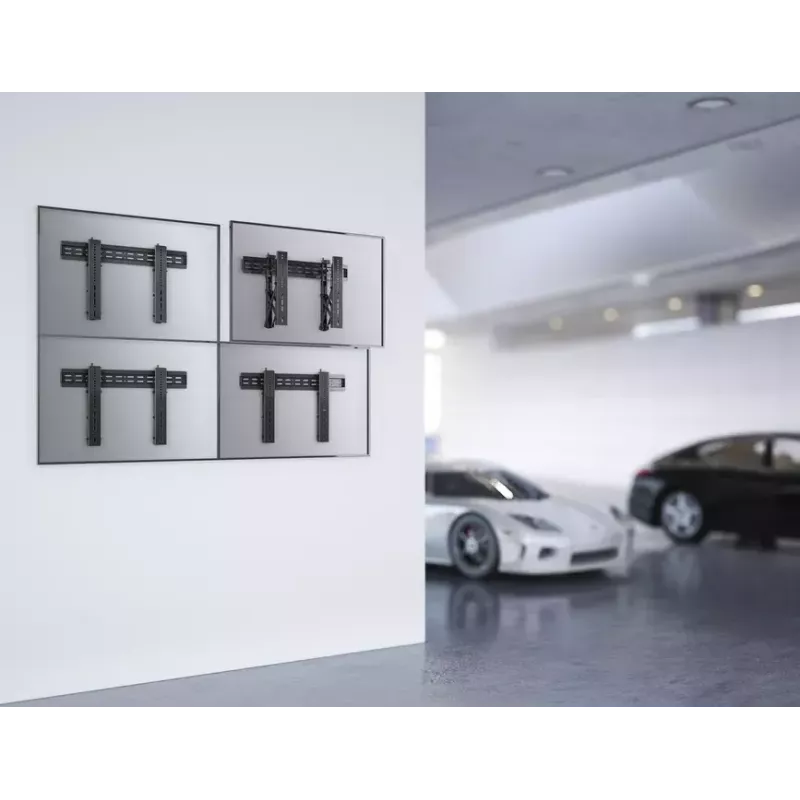 Equip 37-tolli kuni 70-tolli väljastutatav videoseinakinnitusklamber