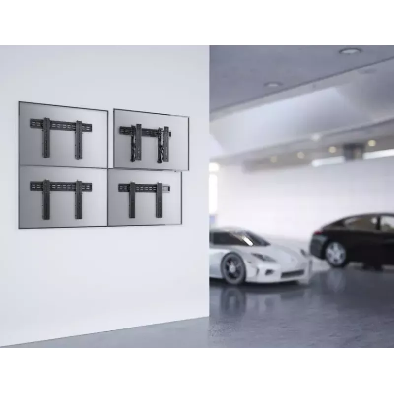 Equip 37-tolli kuni 70-tolli väljastutatav videoseinakinnitusklamber