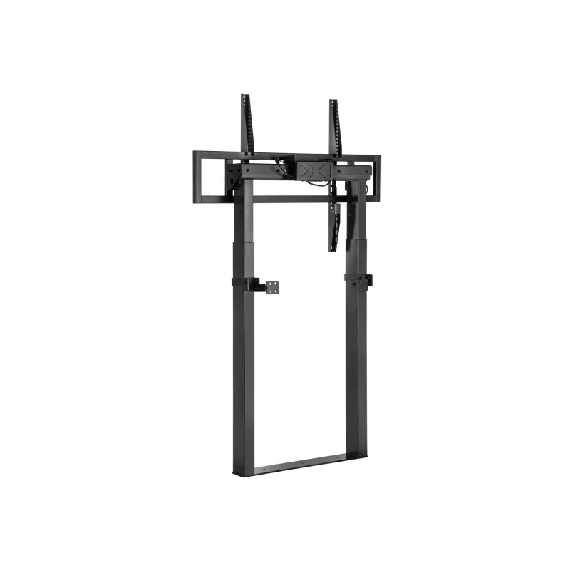 Equip 55-tolline kuni 100-tolline fikseeritud motoriseeritud seinakinnitus, 139,7 cm (55 tolli), 2,54 m (100 tolli), 200 x 200 mm, 800 x 600 mm, alumiinium, plast, roostevaba teras, must