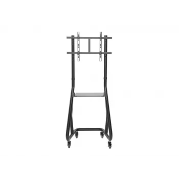 Equip 37 tolli–80 tolli raskeveo TV-käru, 94 cm (37 tolli), 2,03 m (80 tolli), 200 x 200 mm, 600 x 400 mm, Alumiinium, Plast, Roostevaba teras, Must
