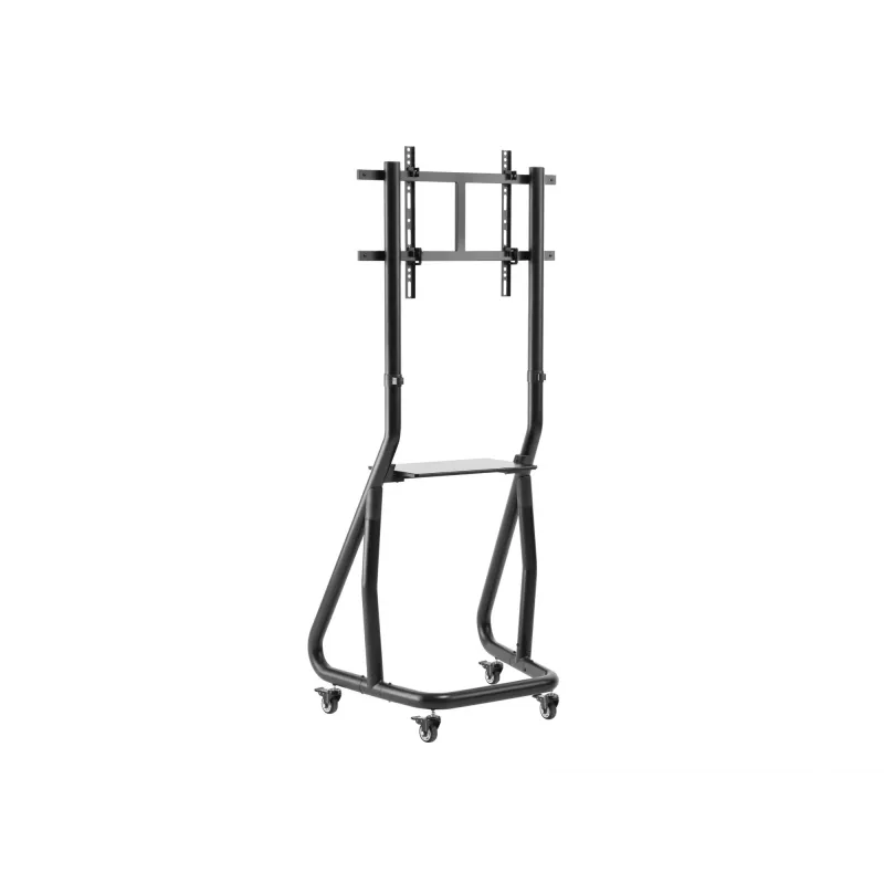 Equip 37 tolli–80 tolli raskeveo TV-käru, 94 cm (37 tolli), 2,03 m (80 tolli), 200 x 200 mm, 600 x 400 mm, Alumiinium, Plast, Roostevaba teras, Must