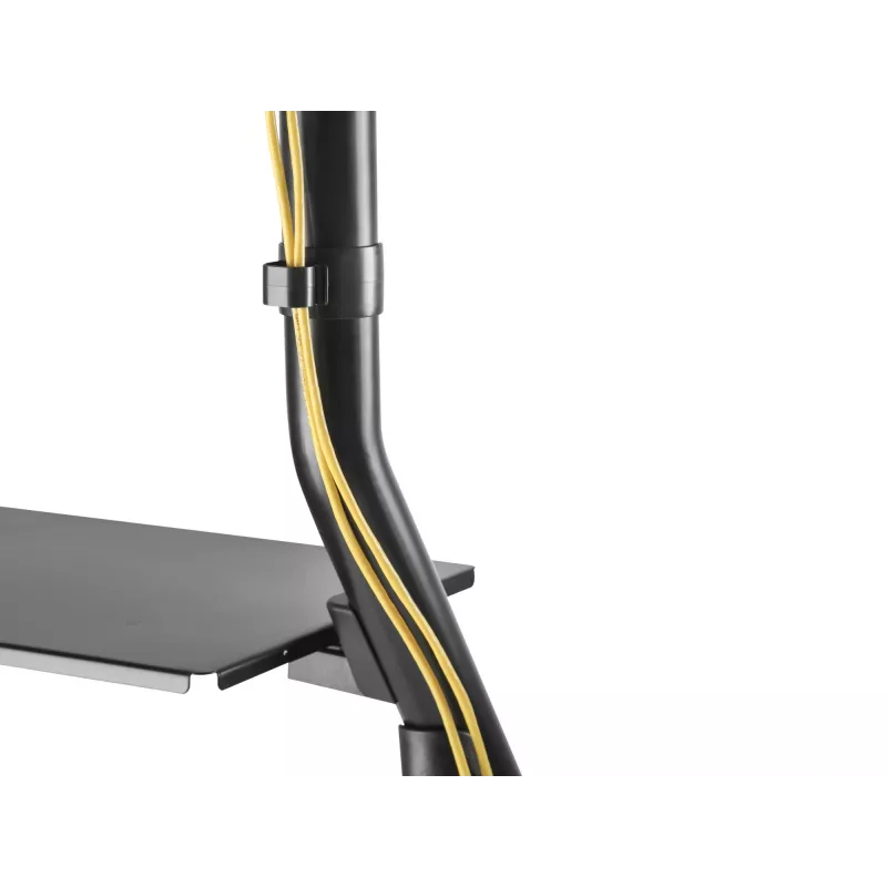 Equip 37 tolli–80 tolli raskeveo TV-käru, 94 cm (37 tolli), 2,03 m (80 tolli), 200 x 200 mm, 600 x 400 mm, Alumiinium, Plast, Roostevaba teras, Must
