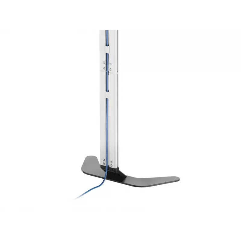 Põranda TV-alus/kinnitus EQUIP 650614 37–86-tollistele ekraanidele, kuni 45 kg, VESA 100x100–600x400, kõrgus 900–1100 mm, kalle -10° kuni 5°, hõbedane