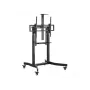 Equip mobiilne motoriseeritud LFD-käru 55-100 tolli, 2,54 m (100 tolli), 200 x 200 mm, 800 x 600 mm, -10 - 5°, Alumiinium, Plast, Roostevaba teras, Must