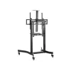 Equip mobiilne motoriseeritud LFD-käru 55-100 tolli, 2,54 m (100 tolli), 200 x 200 mm, 800 x 600 mm, -10 - 5°, Alumiinium, Plast, Roostevaba teras, Must