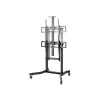 Equip mobiilne motoriseeritud LFD-käru 55-100 tolli, 2,54 m (100 tolli), 200 x 200 mm, 800 x 600 mm, -10 - 5°, Alumiinium, Plast, Roostevaba teras, Must
