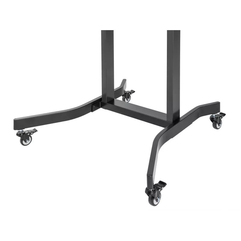Equip mobiilne motoriseeritud LFD-käru 55-100 tolli, 2,54 m (100 tolli), 200 x 200 mm, 800 x 600 mm, -10 - 5°, Alumiinium, Plast, Roostevaba teras, Must