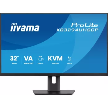 iiyama ProLite XB3294UHSCP-B1 arvutimonitor 80 cm (31,5 tolli) 3840 x 2160 pikslit 4K Ultra HD must