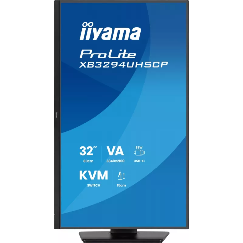 iiyama ProLite XB3294UHSCP-B1 arvutimonitor 80 cm (31,5 tolli) 3840 x 2160 pikslit 4K Ultra HD must