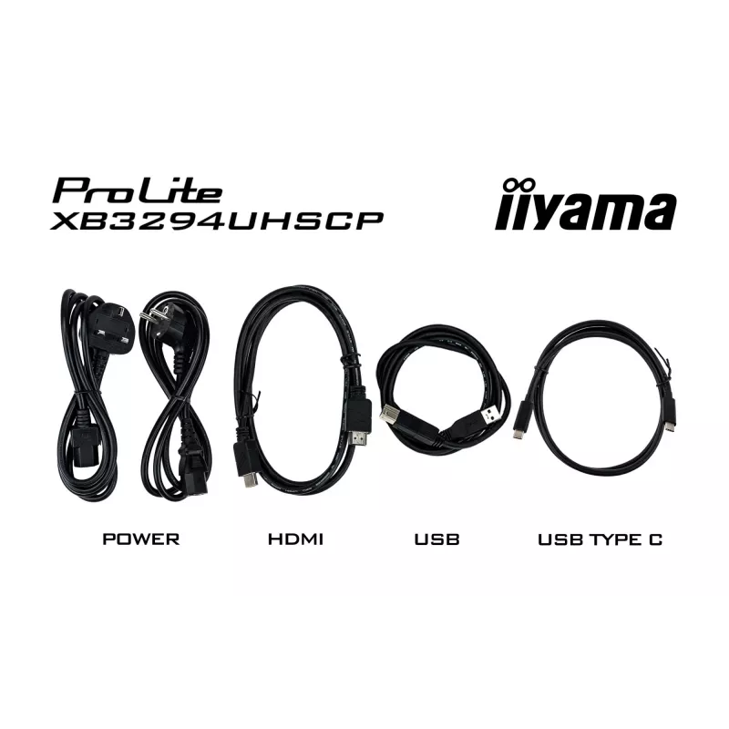 iiyama ProLite XB3294UHSCP-B1 arvutimonitor 80 cm (31,5 tolli) 3840 x 2160 pikslit 4K Ultra HD must