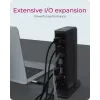 ICY BOX IB-DK2252AC Juhtmega USB 3.2 Gen 1 (3.1 Gen 1) USB-C Must