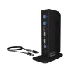 ICY BOX IB-DK2252AC Juhtmega USB 3.2 Gen 1 (3.1 Gen 1) USB-C Must