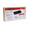 Equip üliõhuke 4-pordiline HDMI 2.0 jaotur, HDMI, 4x HDMI, 3840 x 2160 pikslit, must, alumiinium, 4K Ultra HD