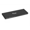 Equip üliõhuke 4-pordiline HDMI 2.0 jaotur, HDMI, 4x HDMI, 3840 x 2160 pikslit, must, alumiinium, 4K Ultra HD