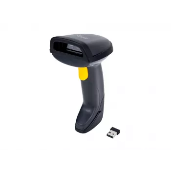 Equip juhtmevaba 2D kaherežiimiline 2,4 GHz + Bluetooth vöötkoodiluger koos alusega