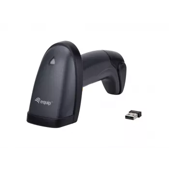 Equip juhtmevaba 2D kaherežiimiline 2,4 GHz + Bluetooth vöötkoodiluger koos alusega