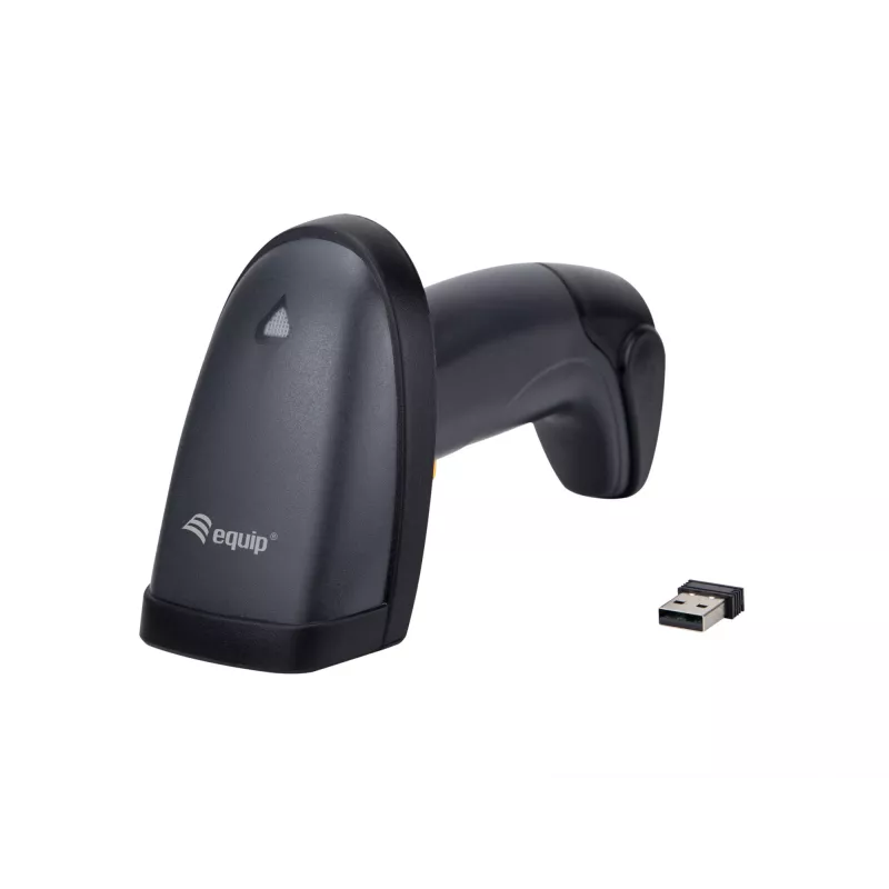 Equip juhtmevaba 2D kaherežiimiline 2,4 GHz + Bluetooth vöötkoodiluger koos alusega
