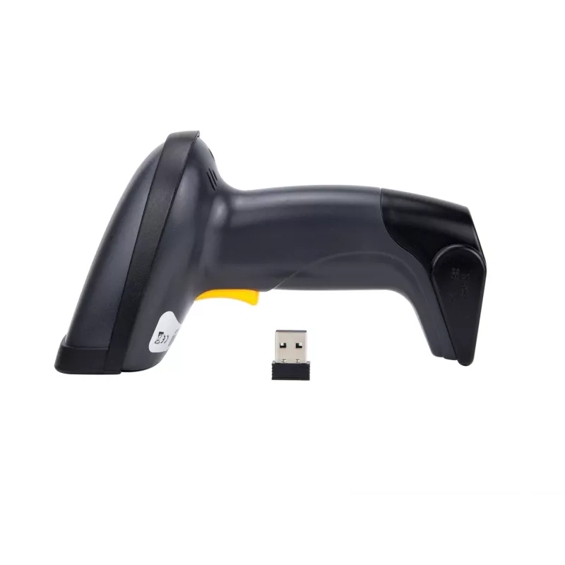 Equip juhtmevaba 2D kaherežiimiline 2,4 GHz + Bluetooth vöötkoodiluger koos alusega