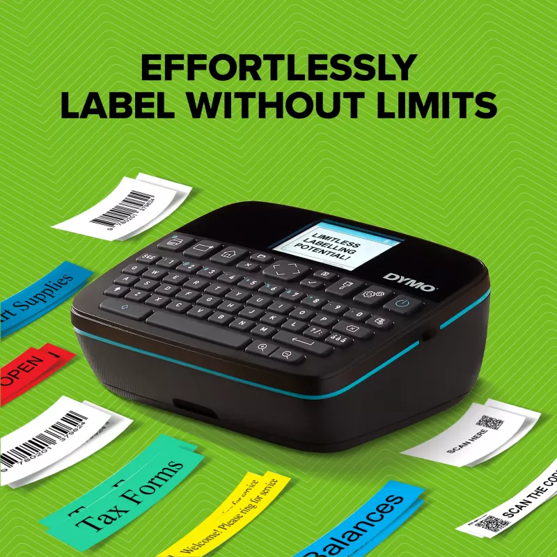 DYMO LabelManager Executive 640 CB kaasaskantav sildiprinter | Kompaktne sildivalmistaja masin QWERTY-klaviatuuriga | Bluetooth- ja USB-ühenduvus | Ühildub D1 standard- ja vastupidavate siltidega