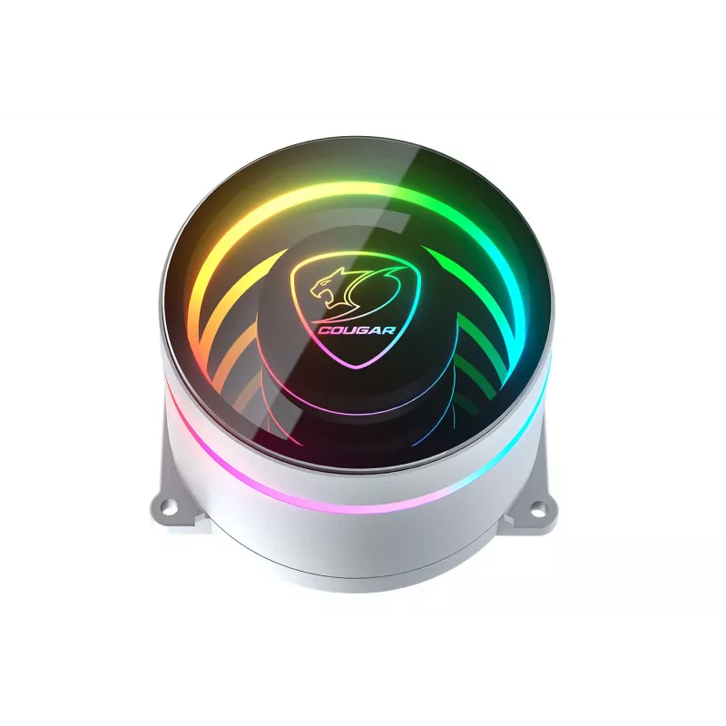 COUGAR CPU Vesijahutus, Poseidon Elite 360, ARGB, Valge, kõik-ühes vedelikjahuti, 12 cm, 500 RPM, 2200 RPM, Valge