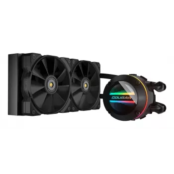 COUGAR CPU vesijahutus Poseidon-GT 240, ARGB, must, universaalne vedelikjahuti, 12 cm, must