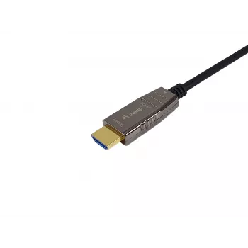 Equip HDMI 2.1 aktiivne optiline kaabel, 10m, 8K/60Hz, HDMI tüüp A (standardne), HDMI tüüp A (standardne), 3D, heli tagasikanal (ARC), must
