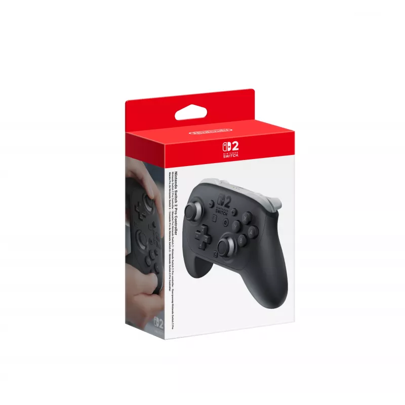 Nintendo Switch 2 Pro Controller Must Bluetooth-mängupult Analoog / Digitaalne Nintendo Switch 2